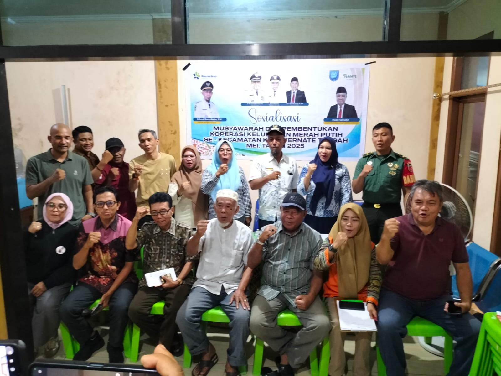 Sosialisasi Pembentukan Koperasi Merah Putih di Kelurahan Takoma, Ternate Tengah